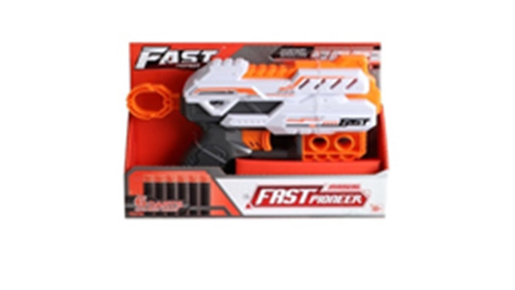 Sunmatt Soft Bullet Gun Blaster with 6 Rotary Wheel Age- 4  Years & Above