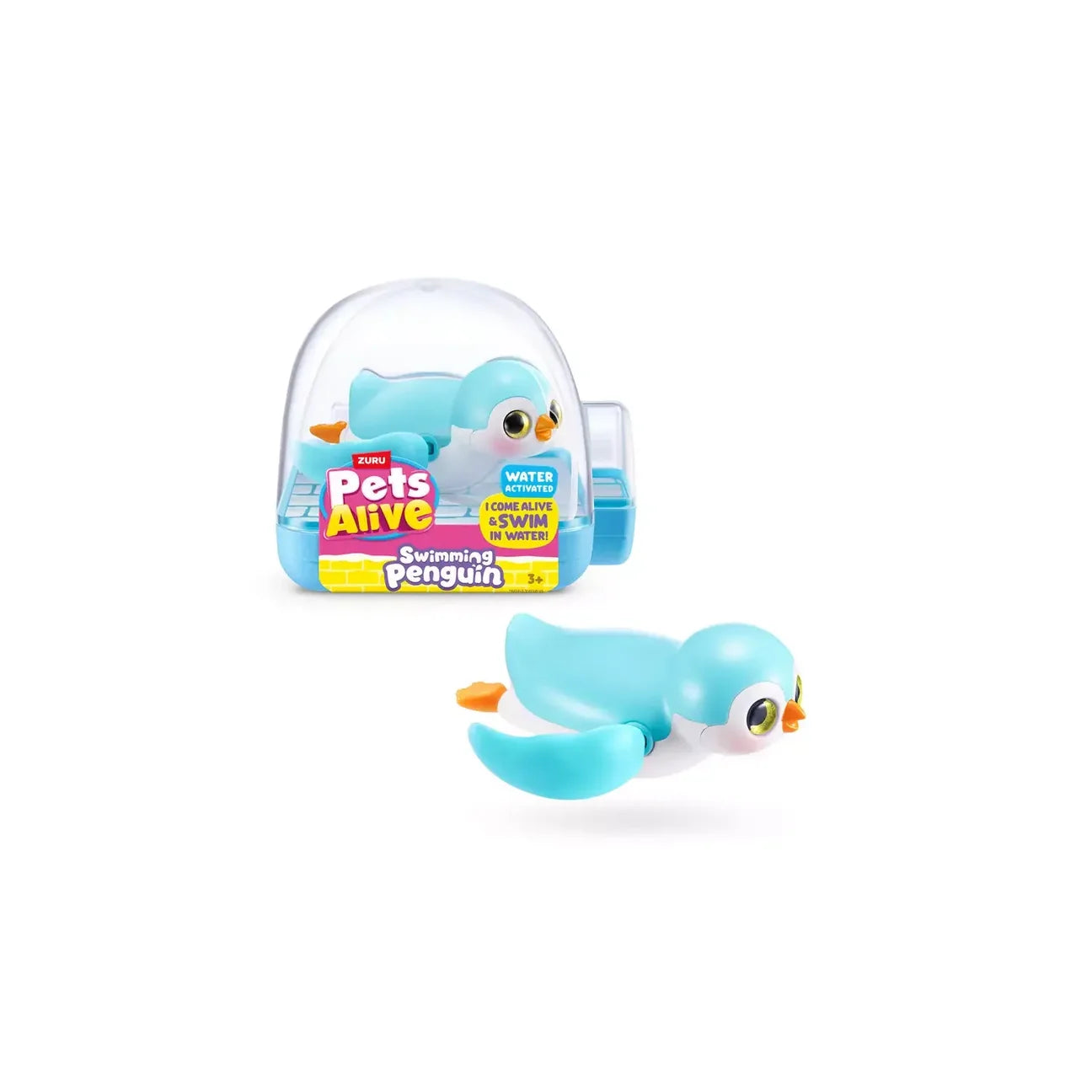 Zuru Pets Alive Penguin Interactive Animal Toy for Kids, Pretend Pet Play with Fun Movement & Sounds Age- 3 Years & Above