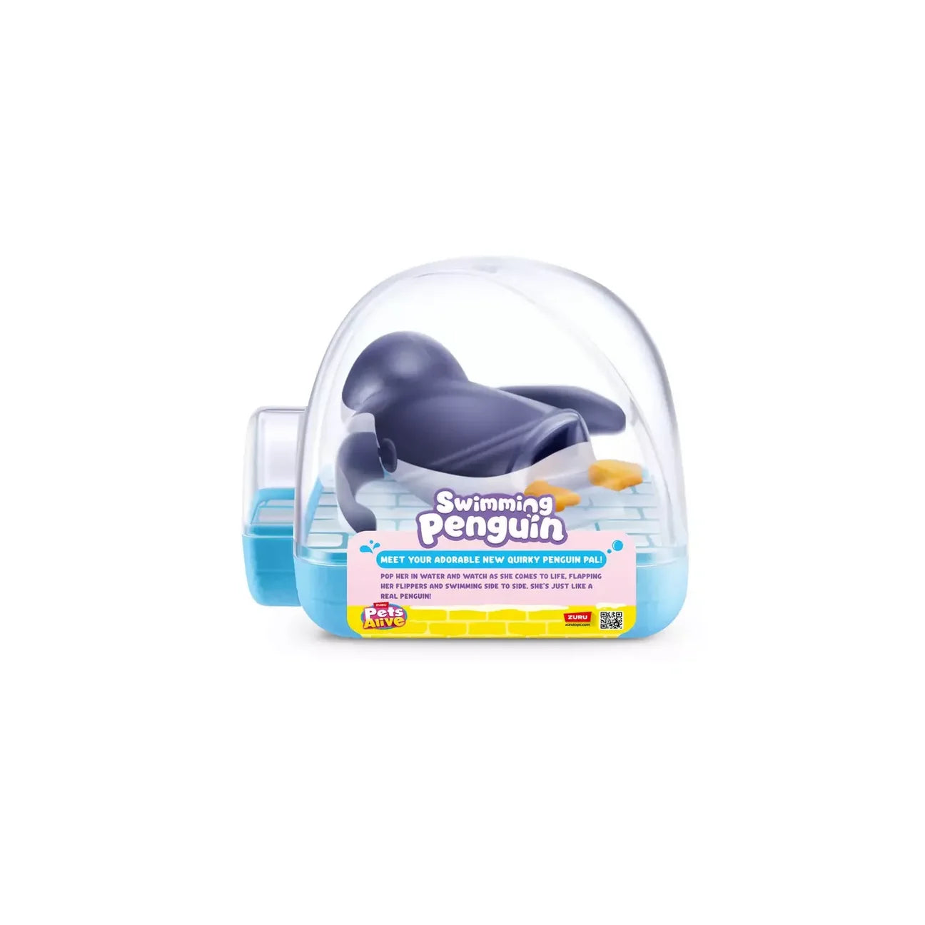 Zuru Pets Alive Penguin Interactive Animal Toy for Kids, Pretend Pet Play with Fun Movement & Sounds Age- 3 Years & Above