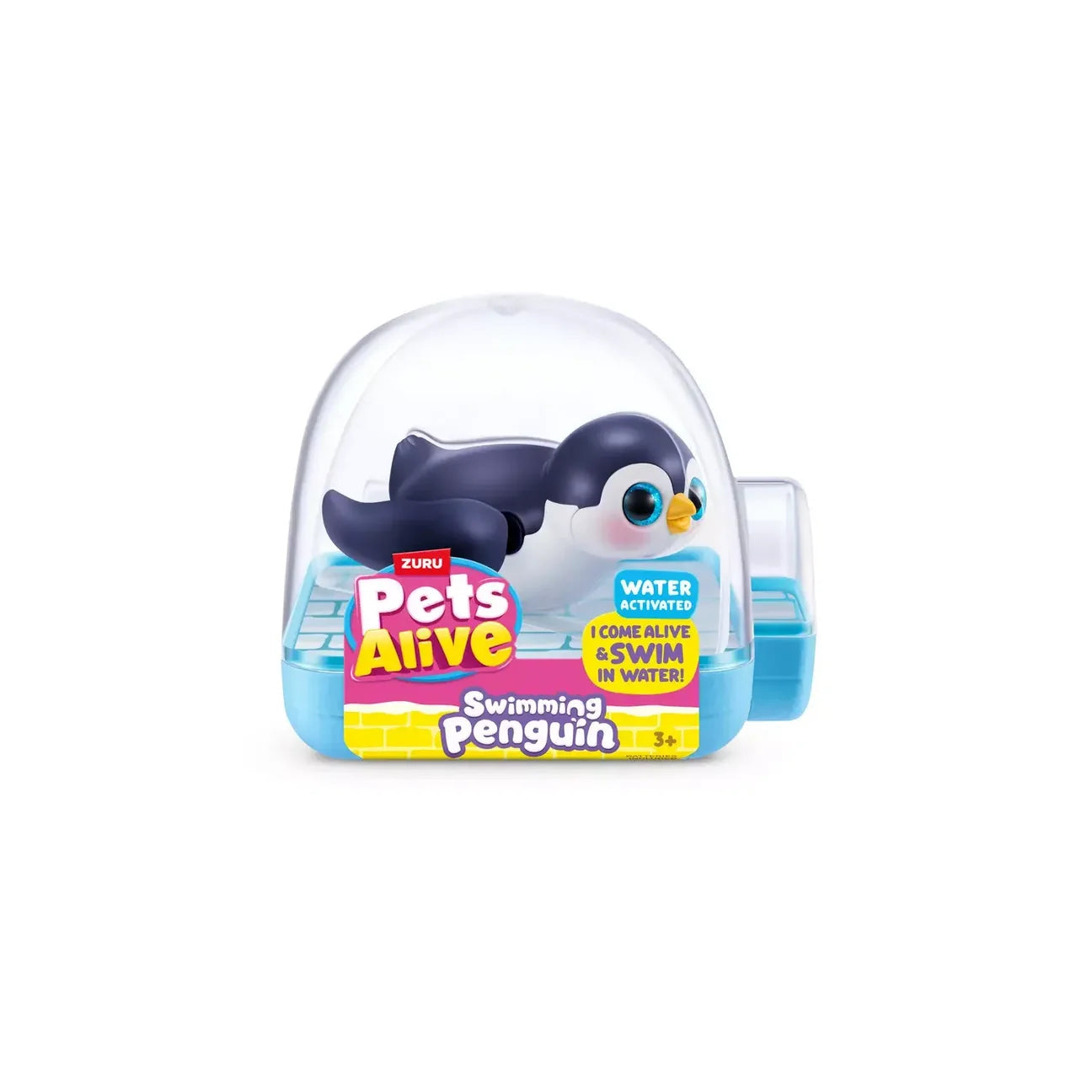 Zuru Pets Alive Penguin Interactive Animal Toy for Kids, Pretend Pet Play with Fun Movement & Sounds Age- 3 Years & Above