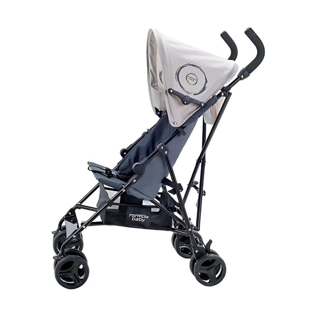 Formula One PowerGlyde Plus Lightweight Travel Umbrella Stroller Grey/Blue Age- 6 Months & Above (Holds upto 23 Kg)