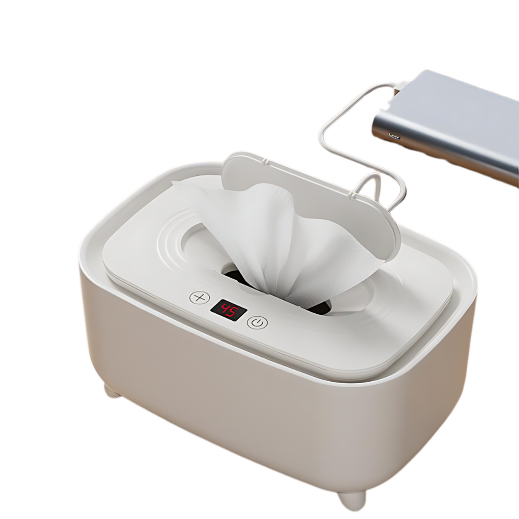 Pibi Baby Wipes Warmer and Dispenser White Age- Newborn & Above