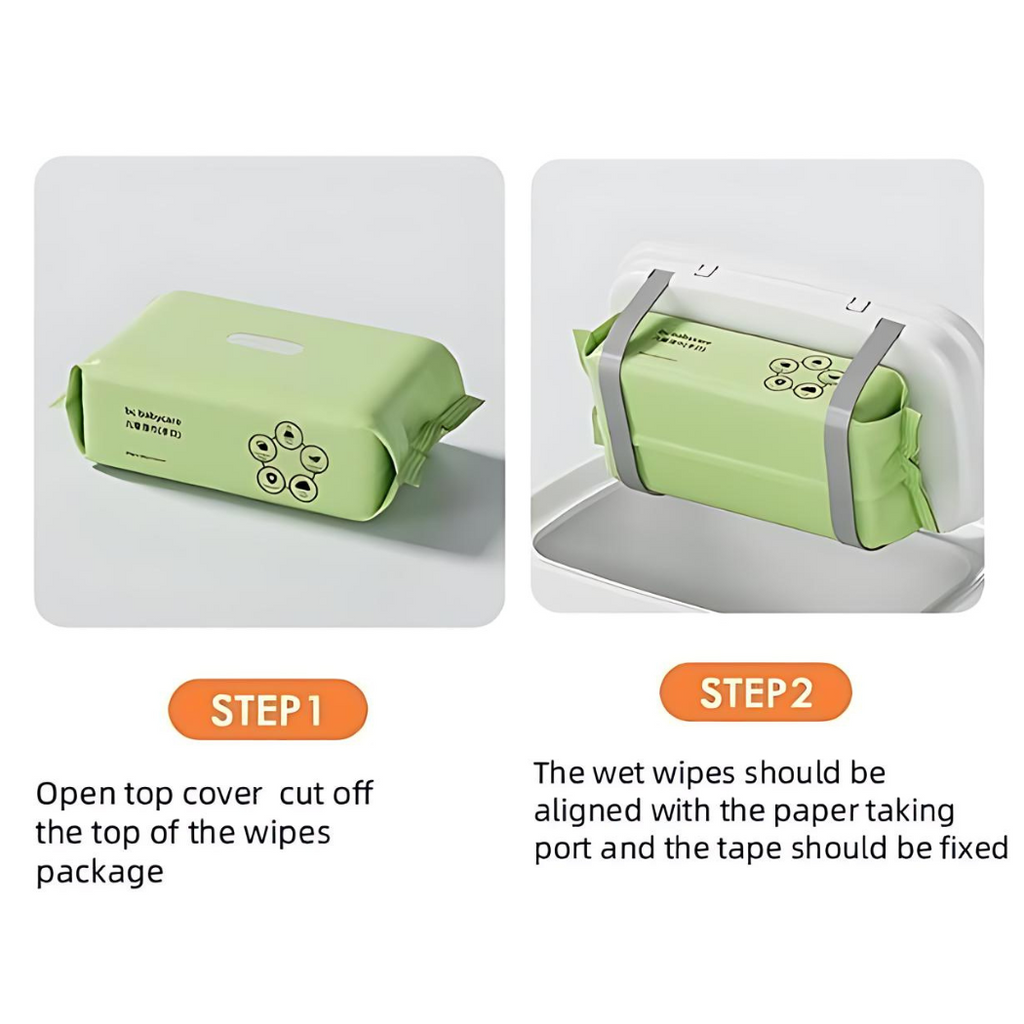 Pibi Baby Wipes Warmer and Dispenser White Age- Newborn & Above