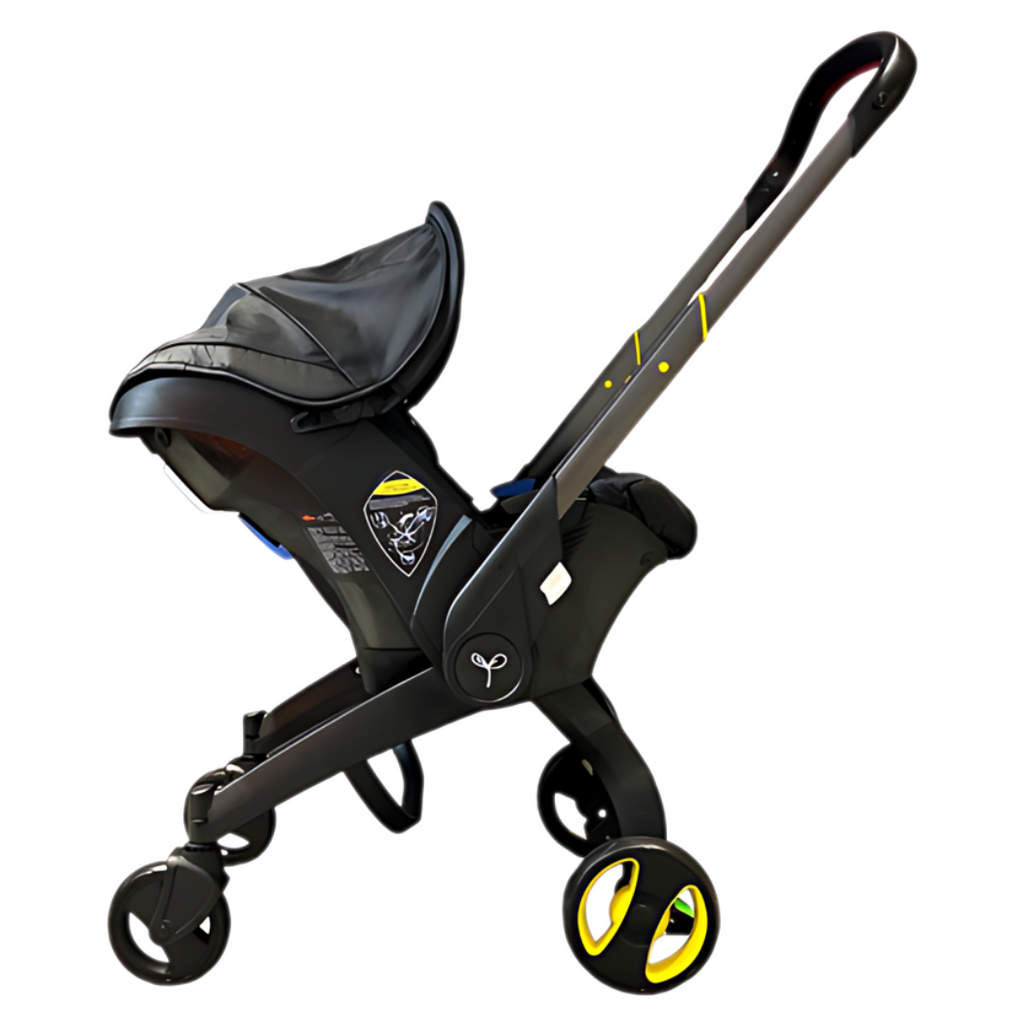 Pibi 4 in 1 Baby Stroller- Baby Cradle, Baby Basket, Carseat and Stroller (Holds upto 13 Kgs) Age- Newborn & Above
