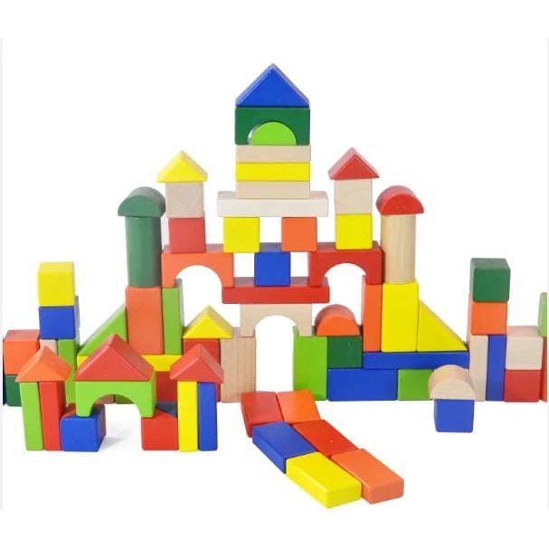 Acool Toys 80Pcs Early Education Blocks AC7661 Multicolor Age- 2 Years & Above