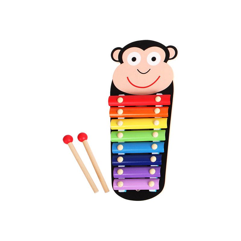 Acool Toys 8 Keys Animals Xylophone Assorted Pack of 1 Multicolor Age- 2 Years & Above