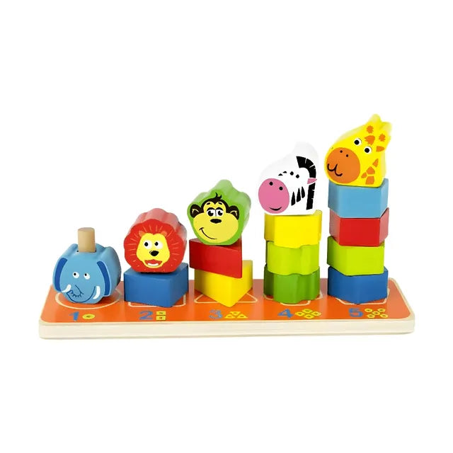 Acool Toys Animal Counting Stacker AC7665 Age- 18 Months & Above