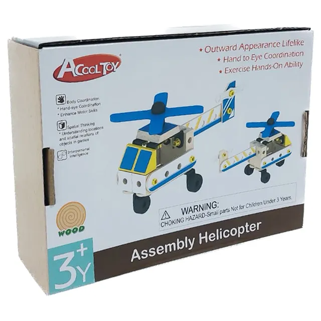 Acool Toys Assembly Helicopter Multicolor Age- 3 Years & Above