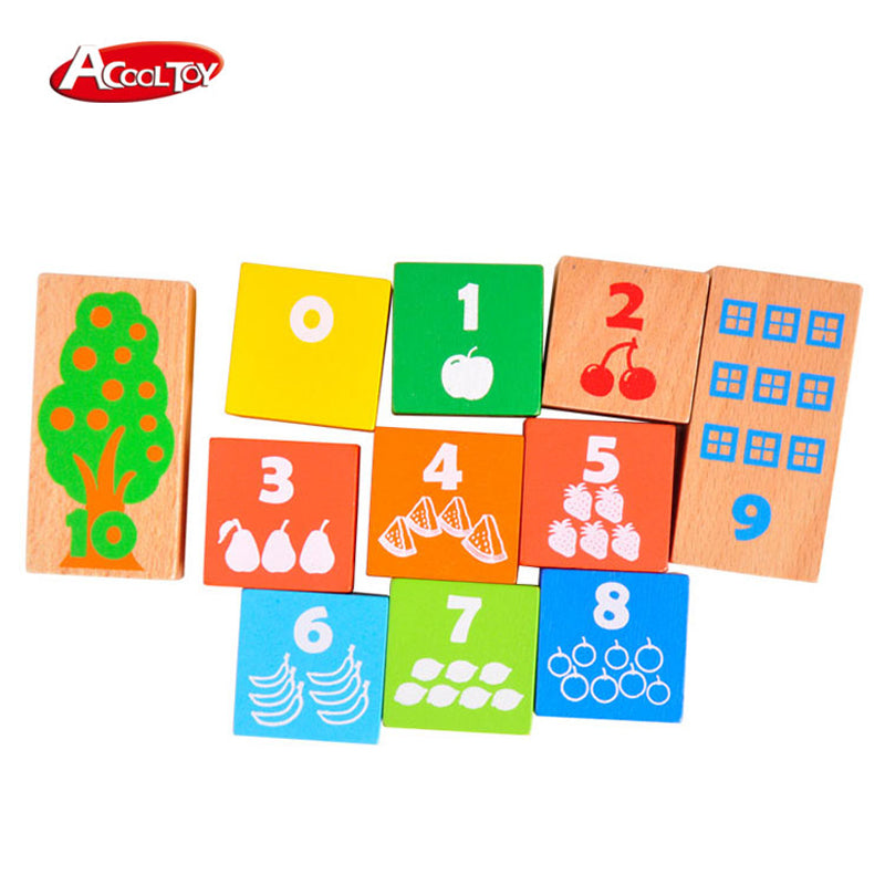 Acool Toys Build It, Blocks 2--Pieces Wooden Train Set With Colorful Tracks Multicolor Age- 3 Years & Above