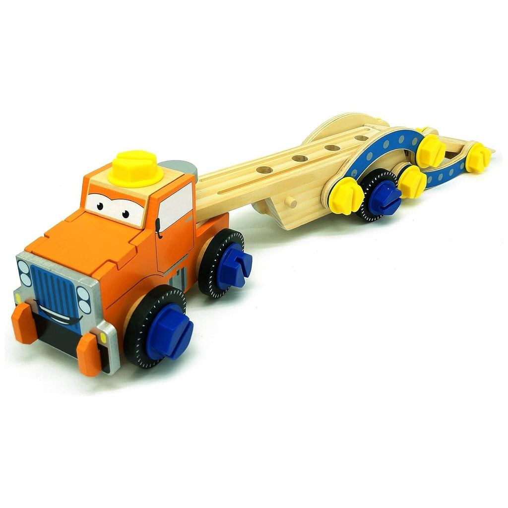 Acool Toys Building Race Car Carrier Multicolor Age- 3 Years & Above