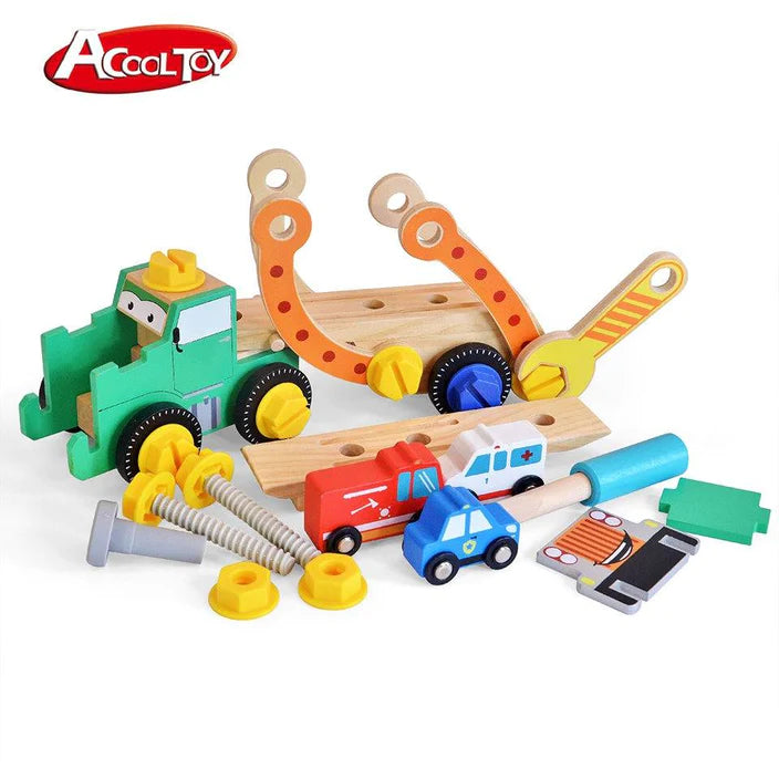 Acool Toys Building Rescue Car Carrier Multicolor Age- 3 Years & Above