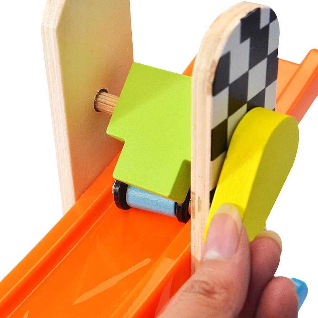 Acool Toys Kids Car Ramp with 4 Mini Cars Multicolor Age- 2 Years & Above