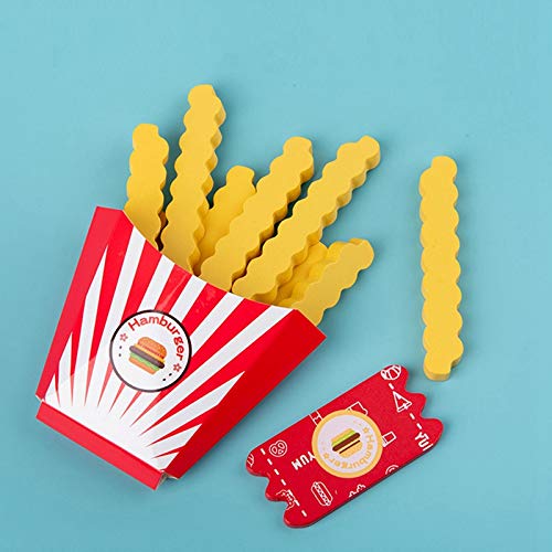 Acool Toys Mini Cooking Pretend PlaySet with Coke, French Fries & Hamburger 9 Pieces AC7386 Age- 36 Months & Above