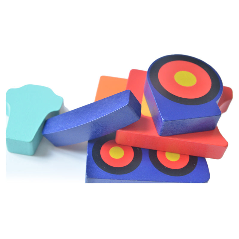 Acool Toys Train Mini Wooden Puzzle AC6702 Pack of 5 Age- 18 Months & Above
