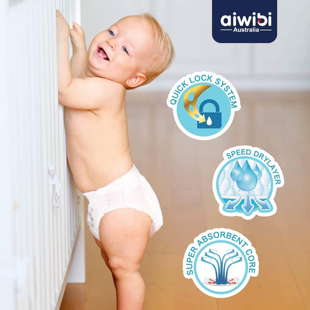 Aiwibi Baby Pull Up Diaper Pants Extra Large Pack of 40 Age- 11 Months to 15 Months (Holds from 12 Kg to 17 Kg)