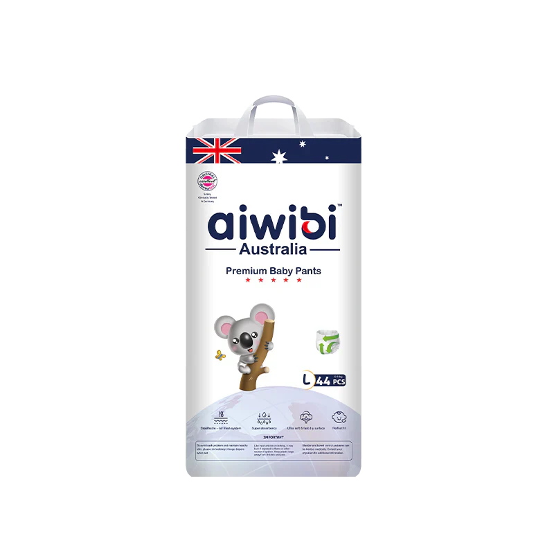 Aiwibi Baby Pull Up Diaper Pants Large Pack of 44 Age- 6 Months to 10 Months (Holds from 9 Kg to 14 Kg)