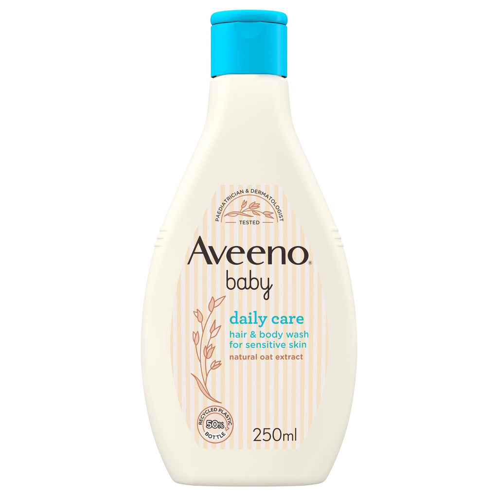 Aveeno Baby Daily Care Hair and Body Wash, 250 ml Age- Newborn & Above