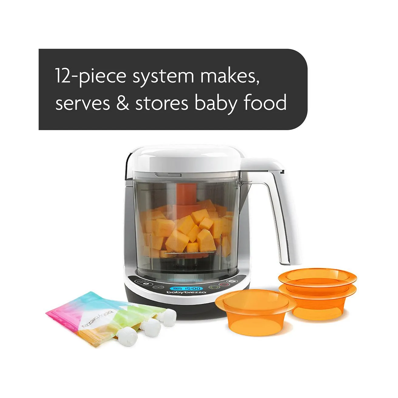 Baby Brezza Baby Brezza One Step Baby Food Maker Deluxe Age- 3 Months & Above