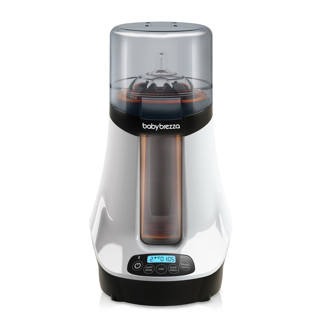 Baby Brezza Safe + Smart Bottle Warmer White/Grey Age Newborn & Above