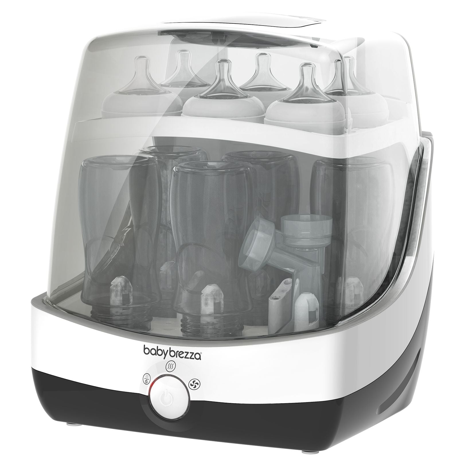 Baby Brezza SuperFast Bottle Washer Pro, Steriliser & Dryer White Age- Newborn & Above
