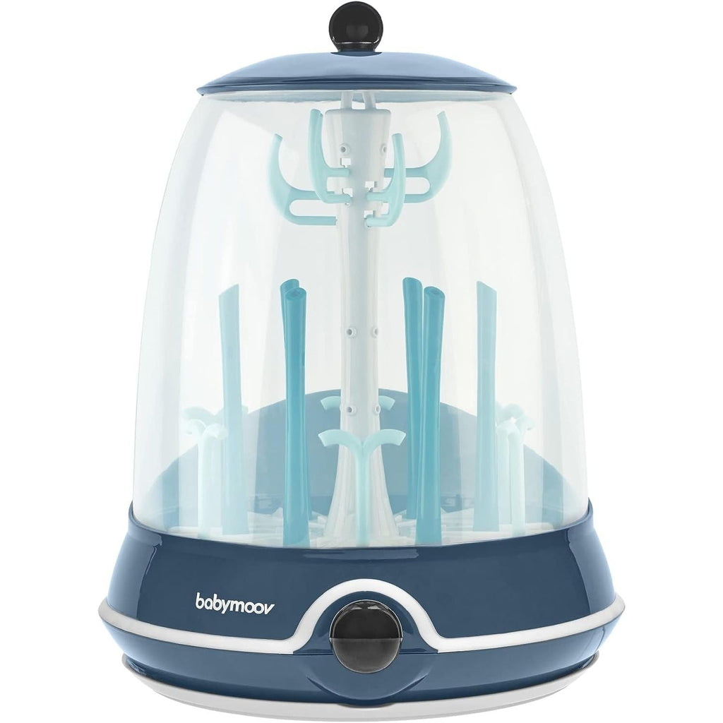 Babymoov 2 In 1 Turbo Electric Steam Sterilizer & Drying Rack Blue Age-Newborn & Above