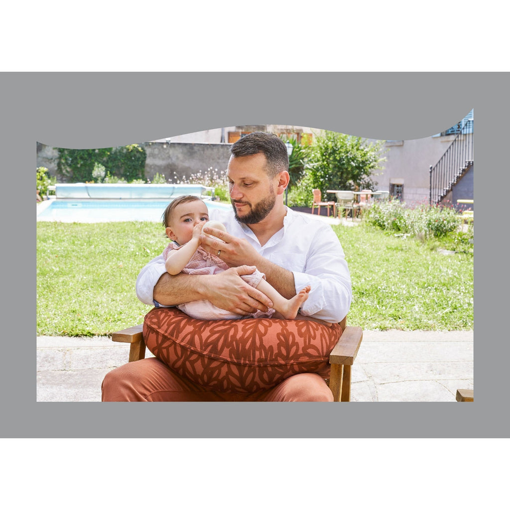 Babymoov B.Love 2-in-1 Maternity & Nursing Pillow Vegetal Terracotta Brown for Mumz