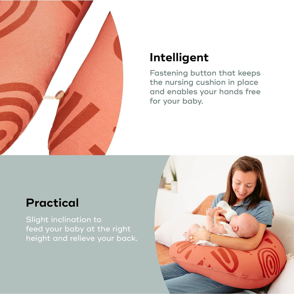 Babymoov B.Love U-Shape Pregnancy Pillow Earth Terracotta for Mumz