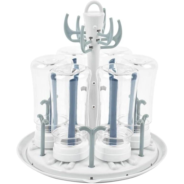 Babymoov Compact Bottle Drying Rack Grey Age-Newborn & Above