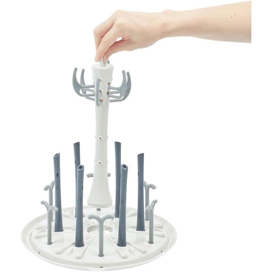 Babymoov Compact Bottle Drying Rack Grey Age-Newborn & Above