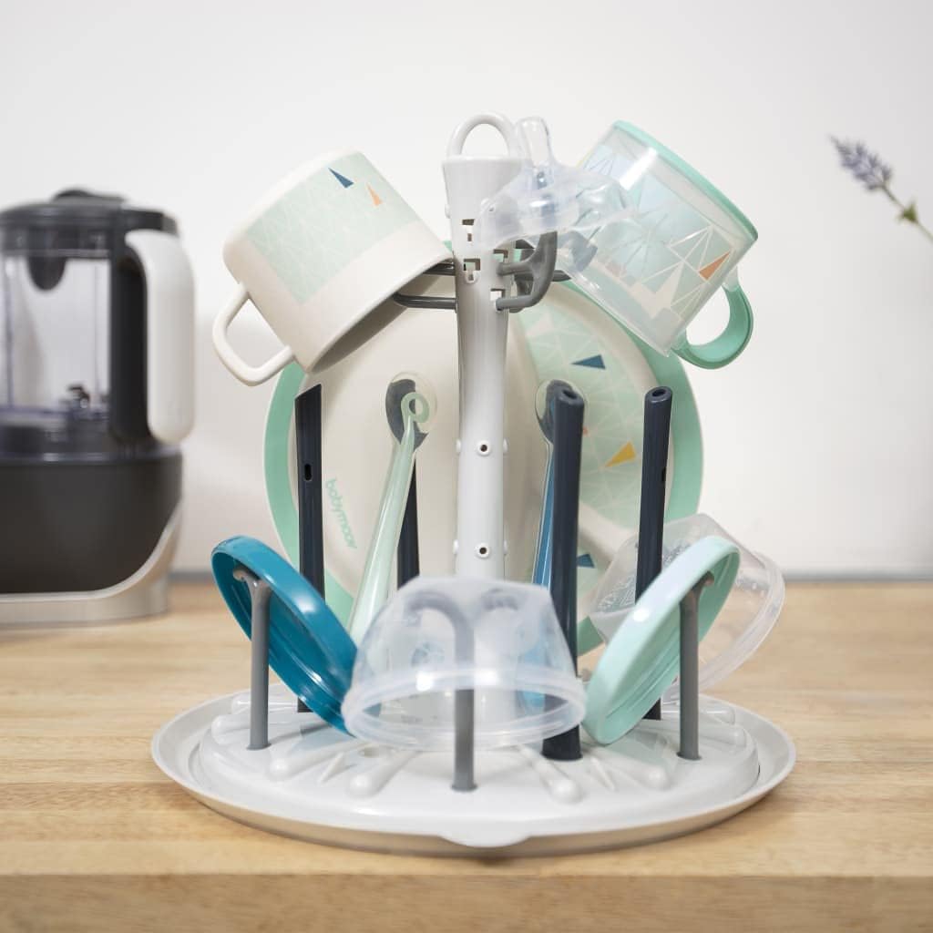 Babymoov Compact Bottle Drying Rack Grey Age-Newborn & Above