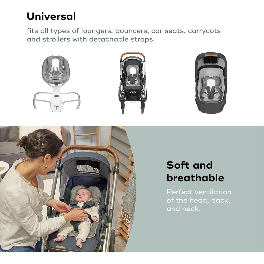 Babymoov Cosymorpho Adaptable Baby Support Classic Smokey Grey Age- Newborn to 6 Months