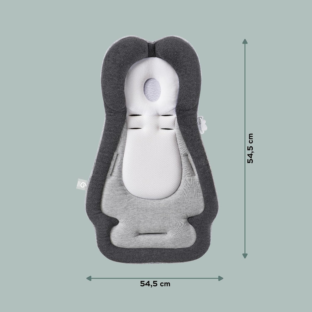 Babymoov Cosymorpho Adaptable Baby Support Classic Smokey Grey Age- Newborn to 6 Months