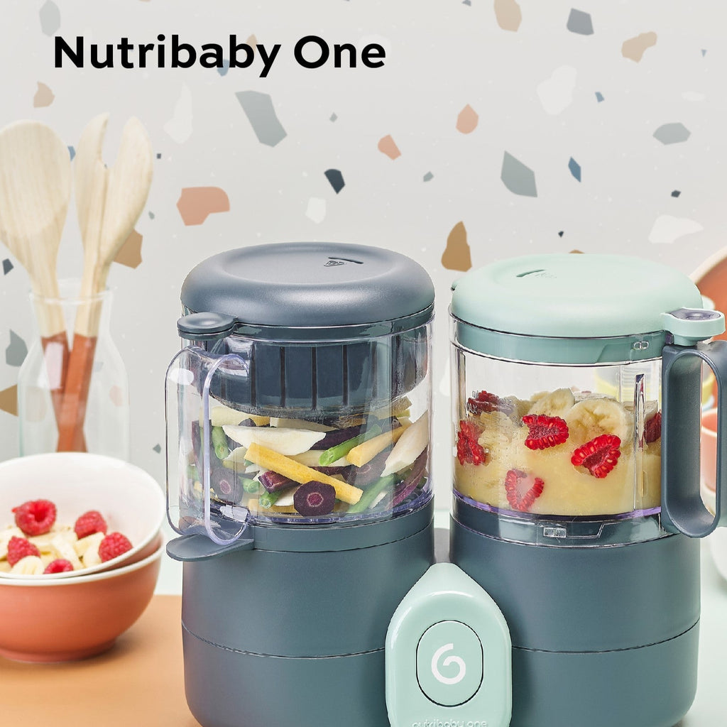 Babymoov Nutribaby One Multi-Purpose Baby Food Processor Grey Age-Newborn & Above