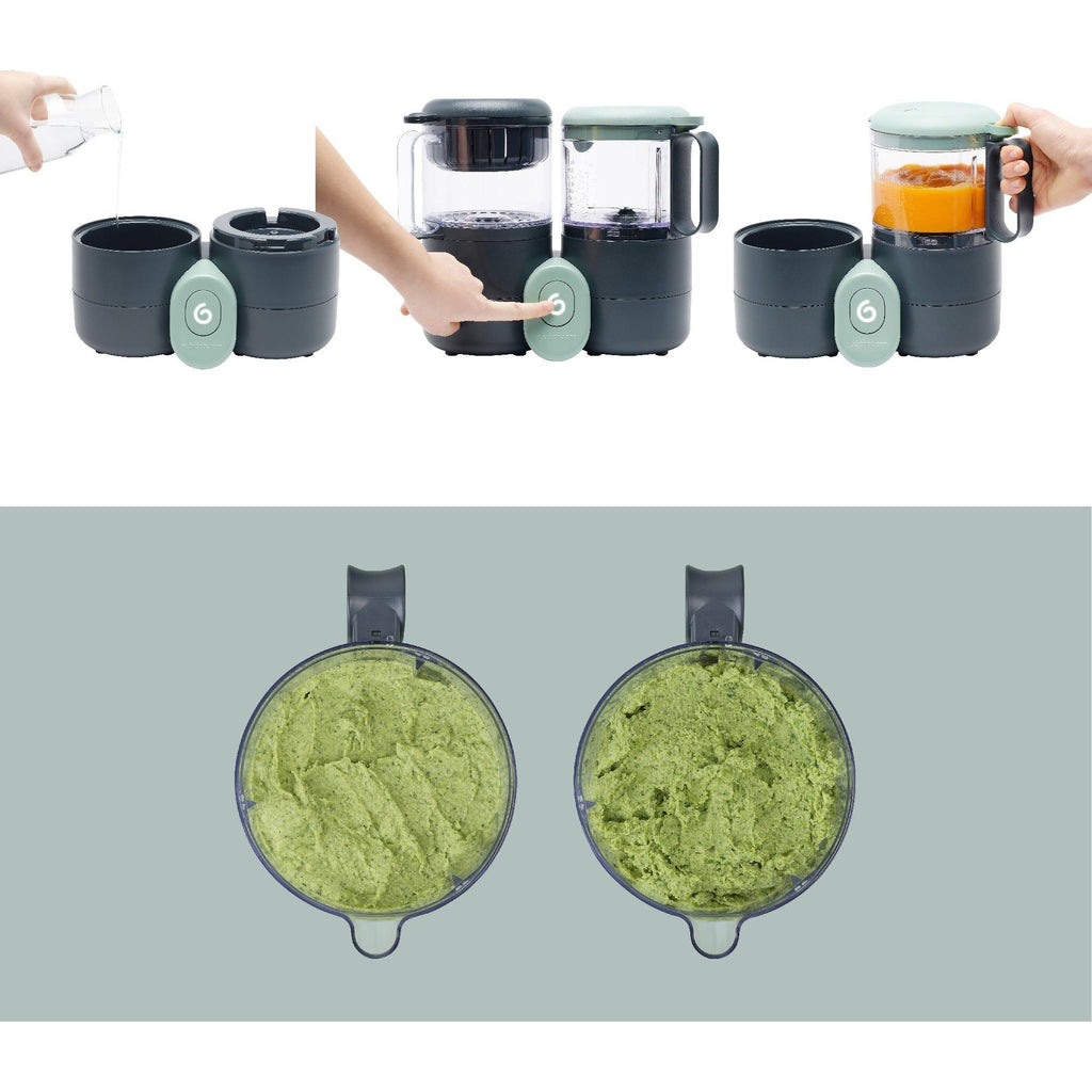 Babymoov Nutribaby One Multi-Purpose Baby Food Processor Grey Age-Newborn & Above