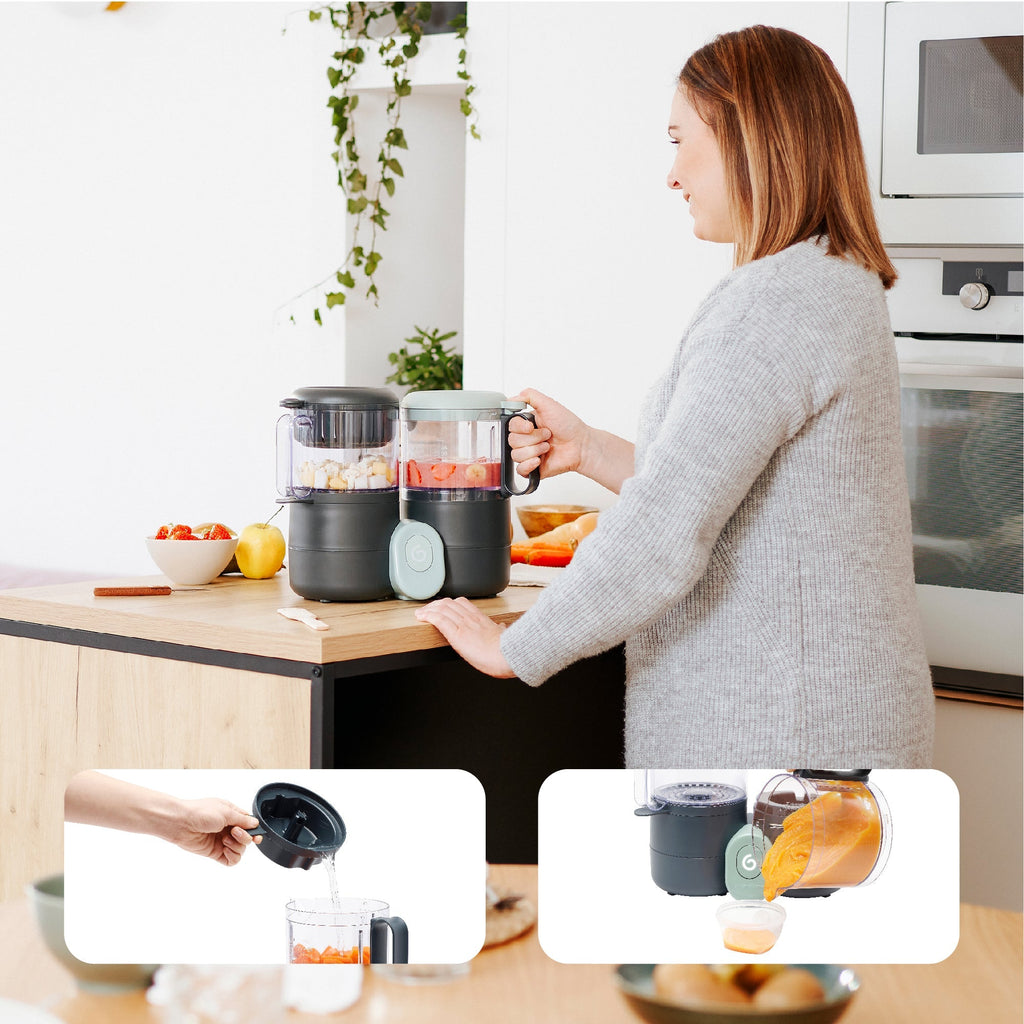 Babymoov Nutribaby One Multi-Purpose Baby Food Processor Grey Age-Newborn & Above