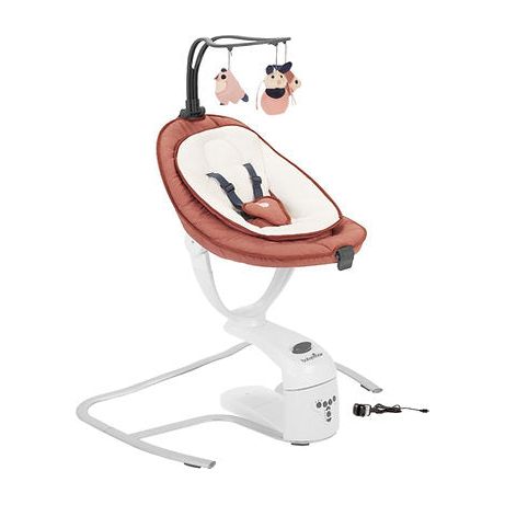 Babymoov Swoon Motion Electric 360Â° Baby Swing/Bouncer Teracotta Age- Newborn & Above
