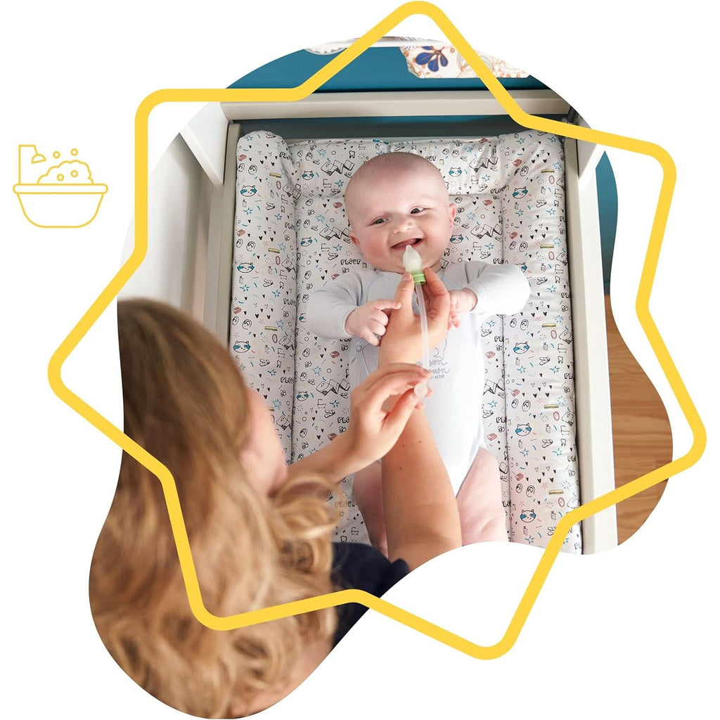 Badabulle - Flexible Baby Nasal Aspirator White Age- Newborn & Above