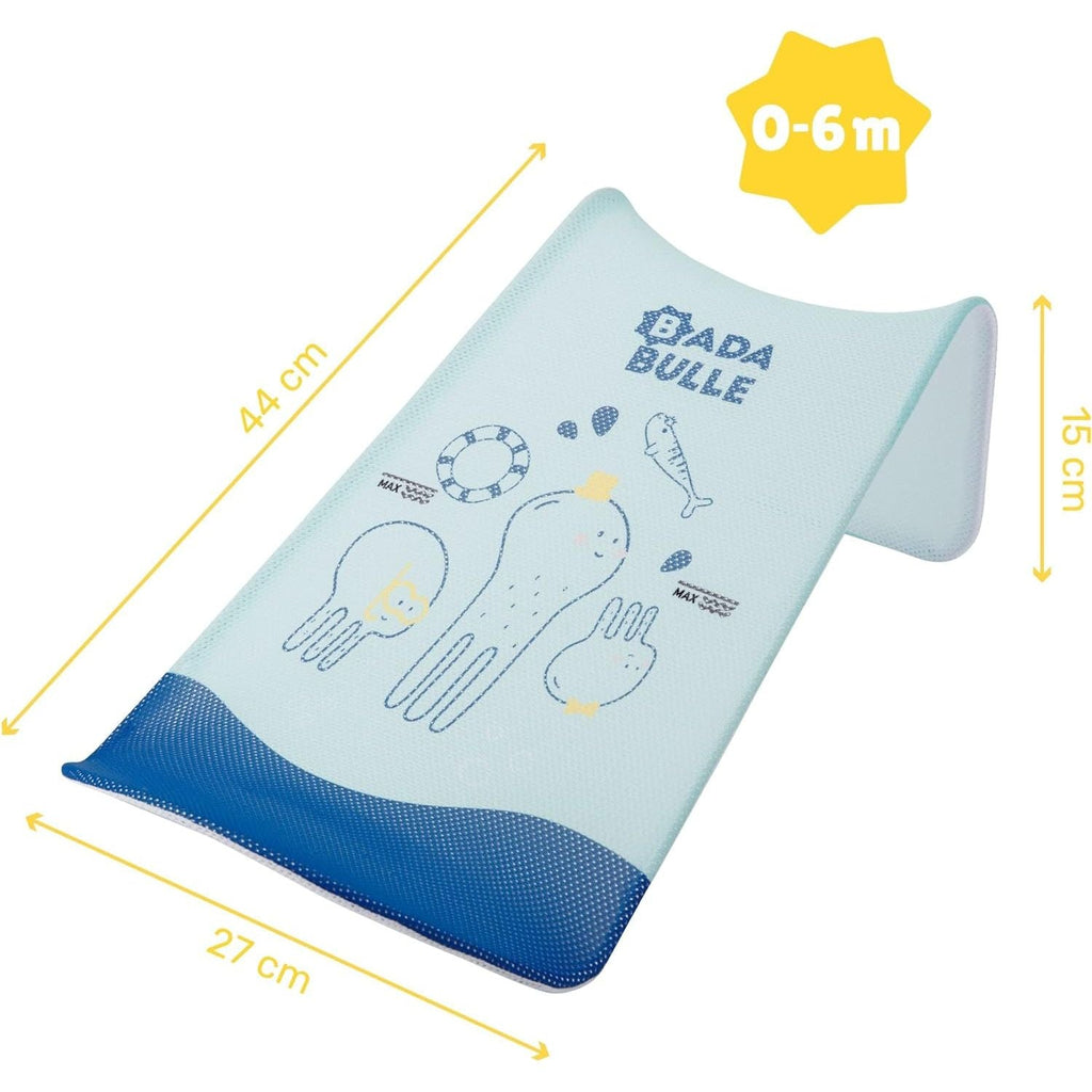Badabulle Baby Ergonomic Bath Hammock/Stand Light Blue Age- Newborn to 6 Months