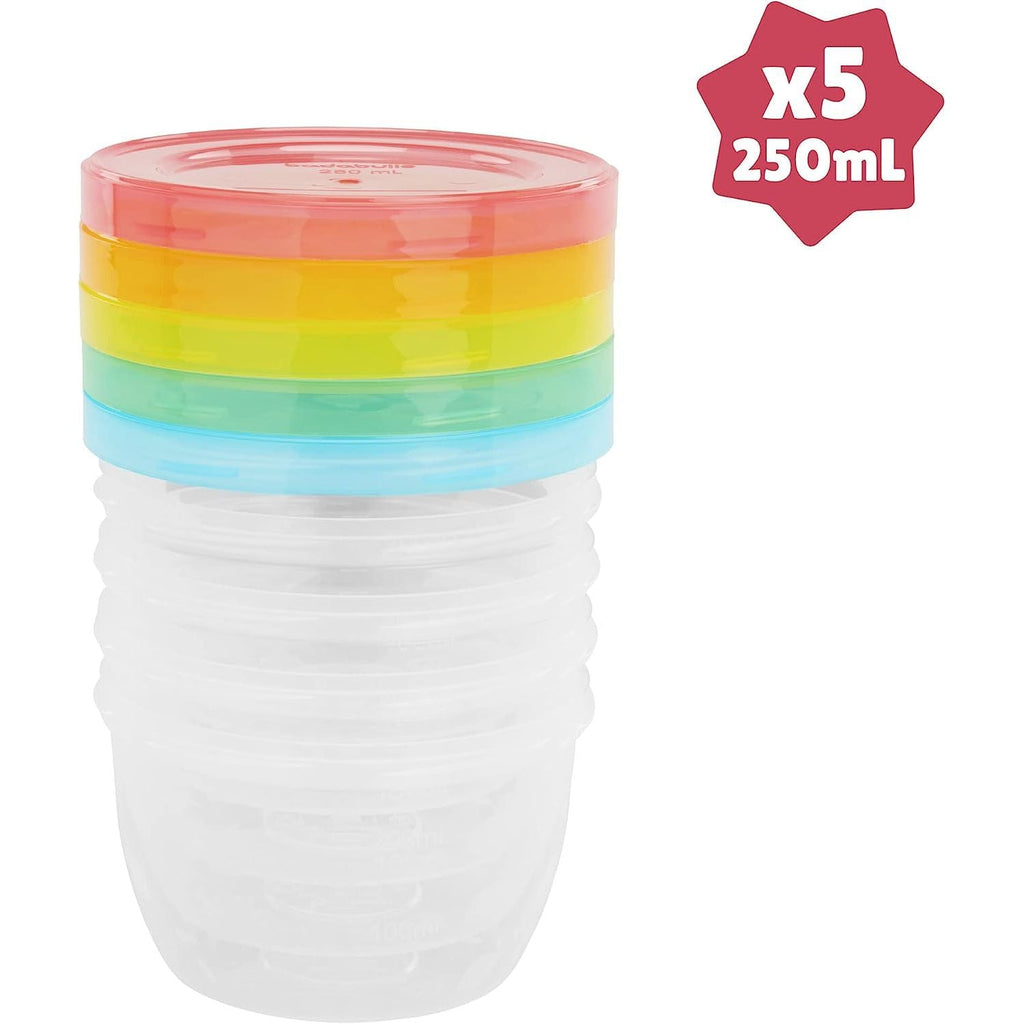 Badabulle Badabowls Maxiportions 5X250Ml Age-Newborn & Above