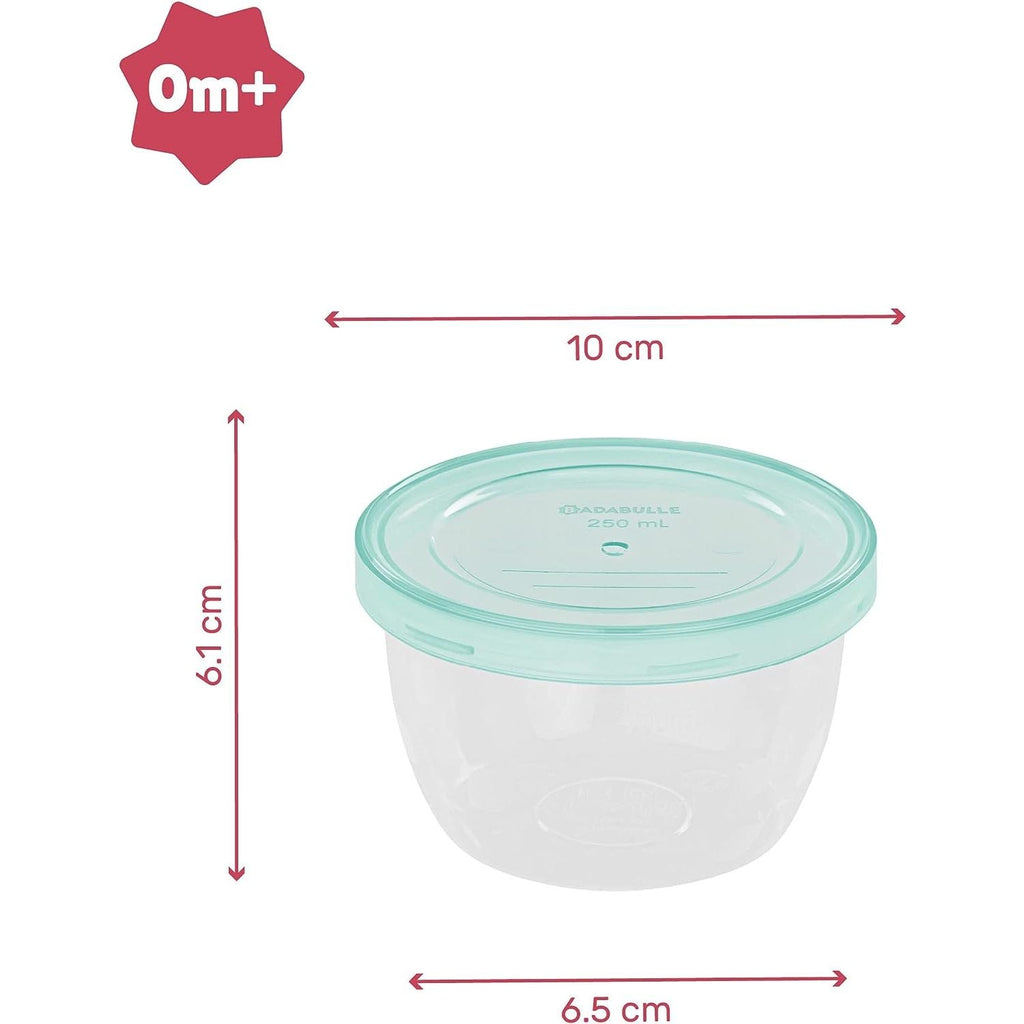 Badabulle Badabowls Maxiportions 5X250Ml Age-Newborn & Above