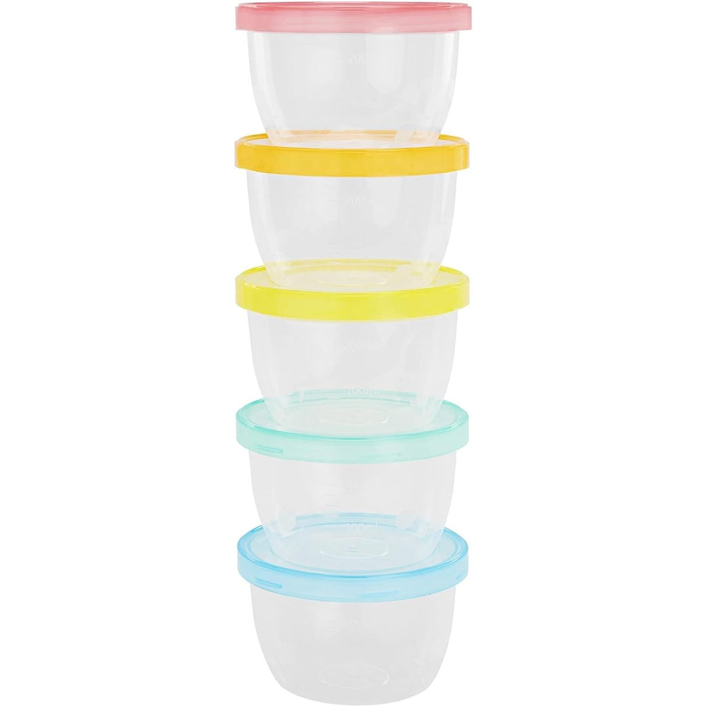 Badabulle Badabowls Maxiportions 5X250Ml Age-Newborn & Above