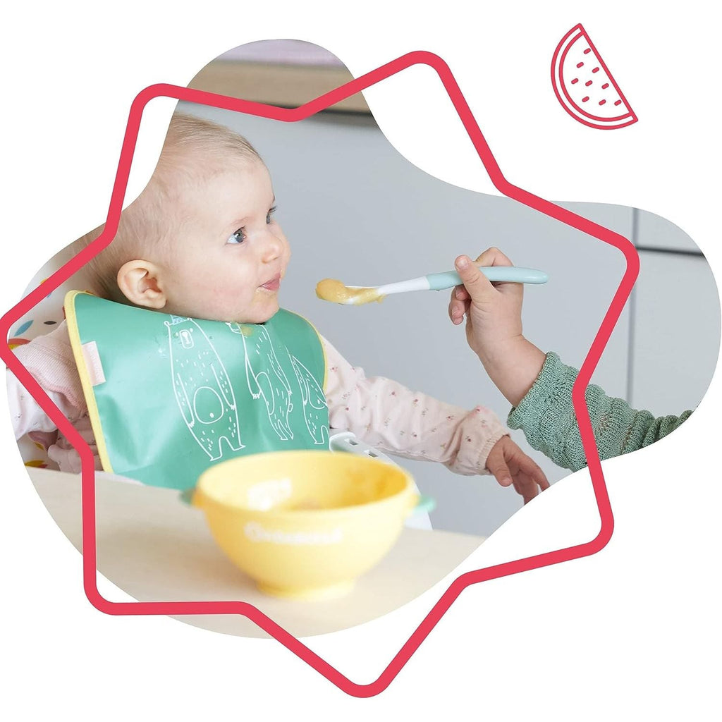 Badabulle Bundle 5 Funcolor Bowls + 3 Spoons Age-Newborn & Above