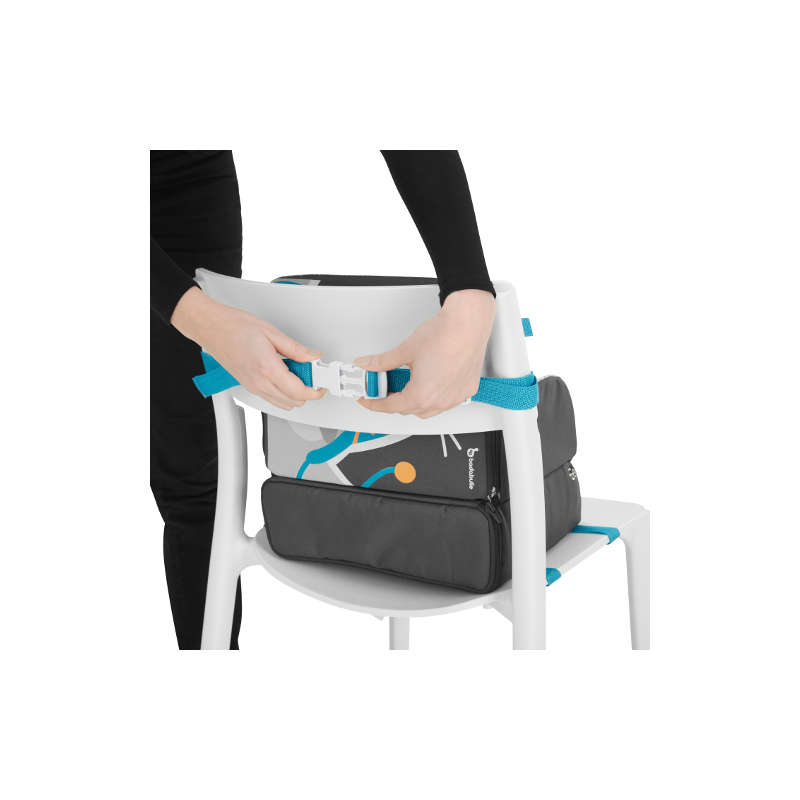 Badabulle Yummy Travel 2-in-1 Booster Seat & Backpack Age- 6 Months to 36 Months (Holds upto 15 Kg)