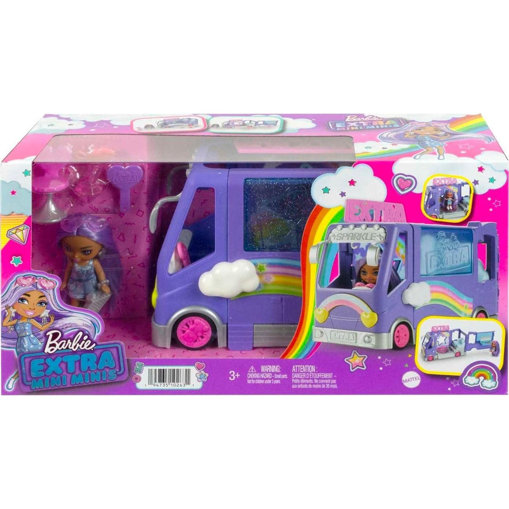 Barbie Extra Mini Mini Tour Bus Multicolor Age- 3 Years & Above