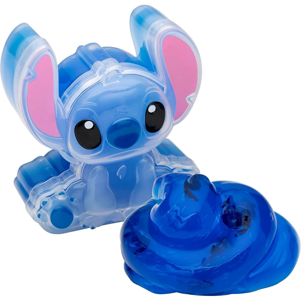 CRA-Z-Slimy Smooth Blue Slime with Disney Stitch Shaped Confetti Figure Age- 4 Years & Above