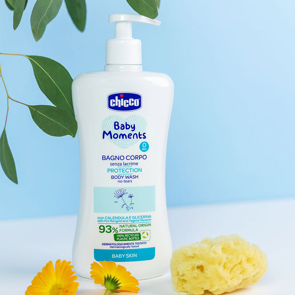 Chicco Baby Moments Body Wash No-Tears Protection for Baby Skin 500ml Multicolor Age-Newborn