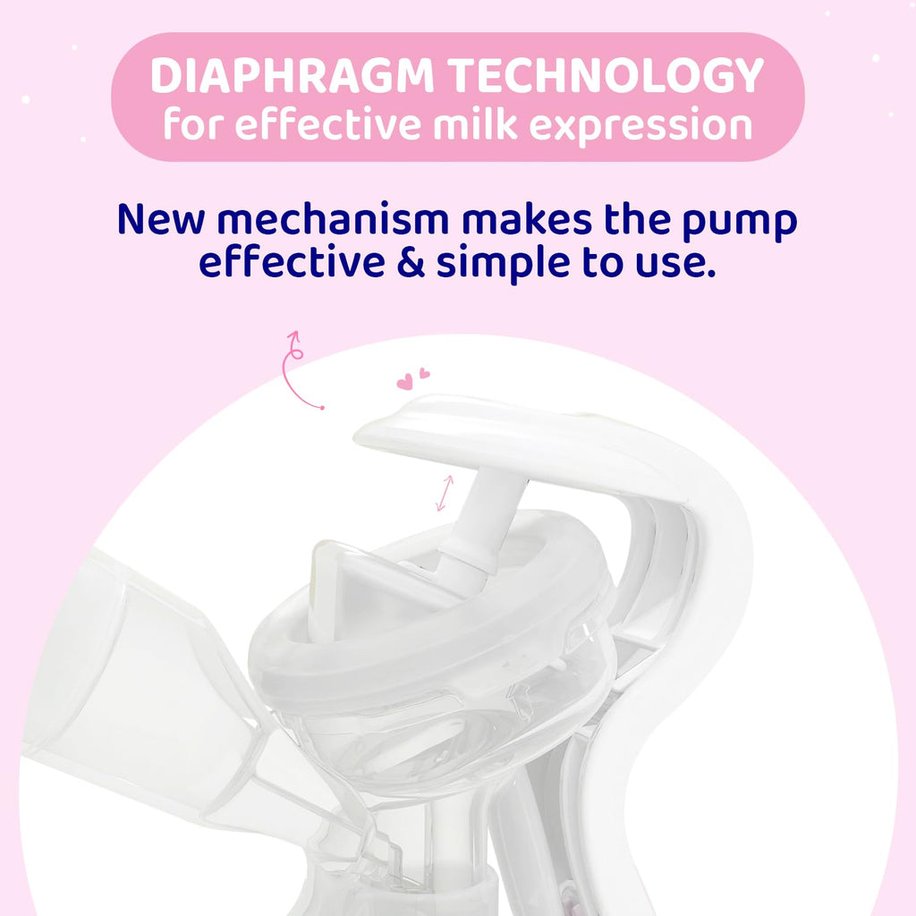 Chicco Natural Feeling Manual Breast Pump With 2 Phase Technology
