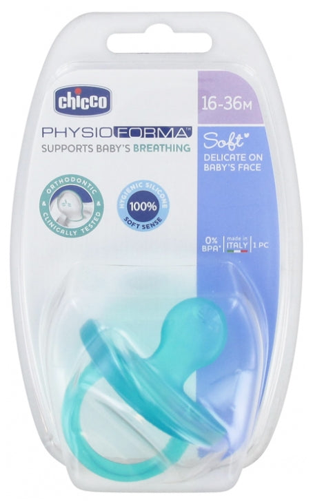Chicco Supersoft Silicone Soother Blue Age- 16 Months to 36 Months