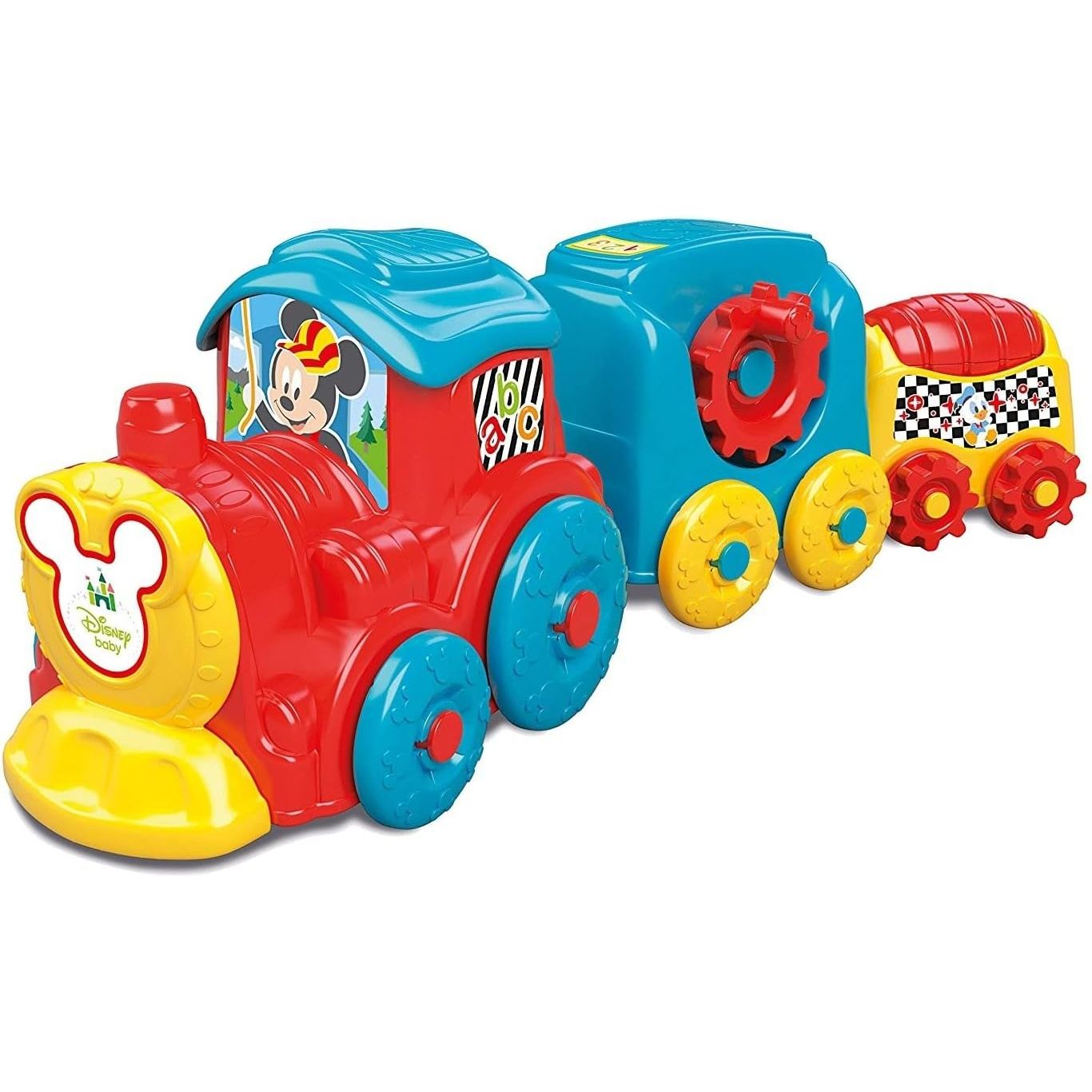Clementoni Disney Baby Pull Along Activity Train CL17168 Age- 10 Months & Above