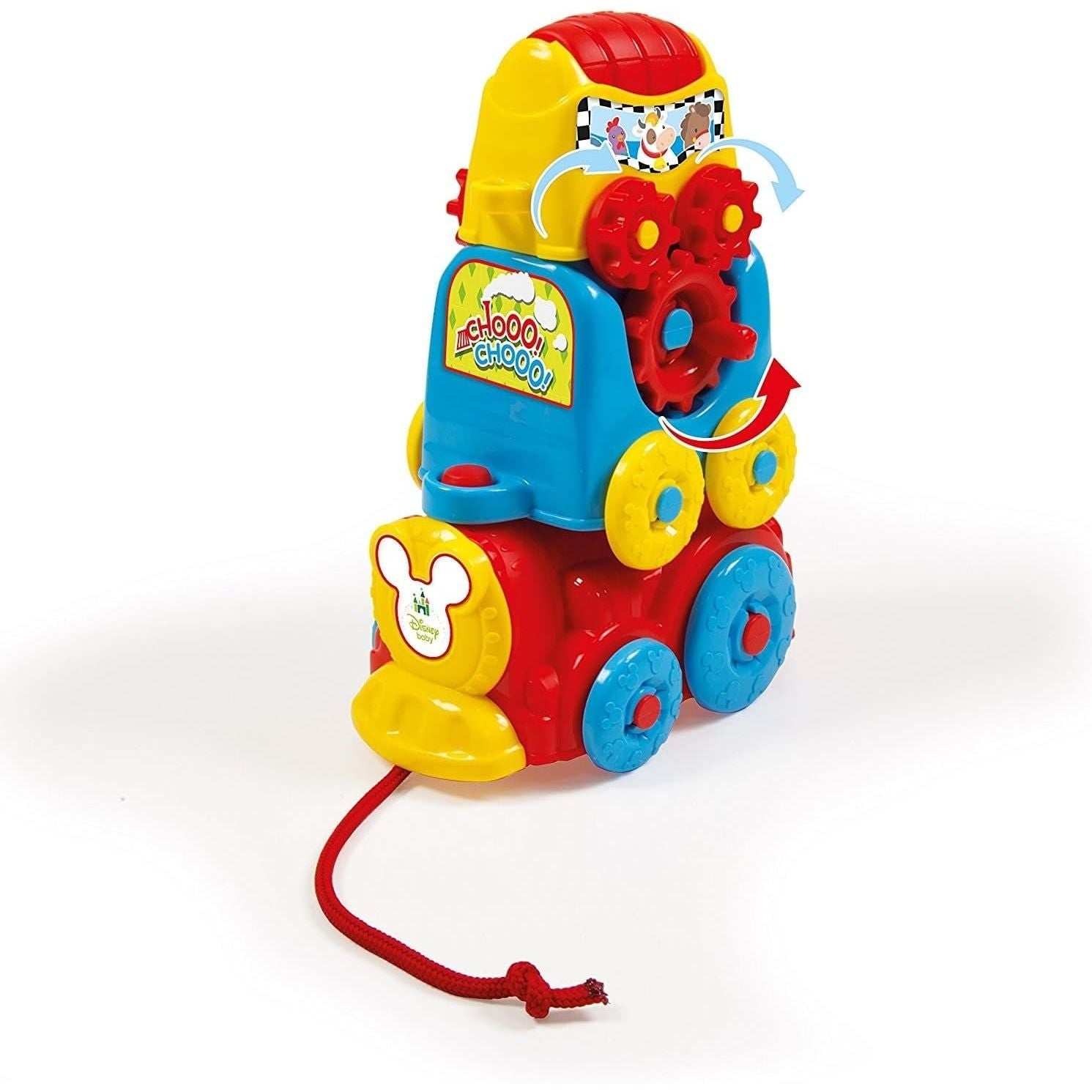 Clementoni Disney Baby Pull Along Activity Train CL17168 Age- 10 Months & Above